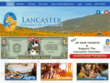 Tablet Screenshot of lancasterchamber.org